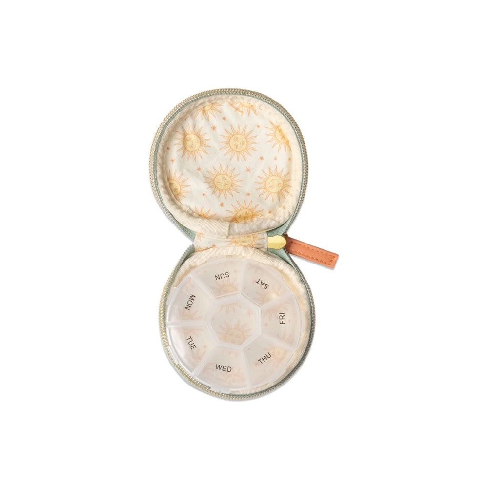 Vegan Leather Travel Pill Case