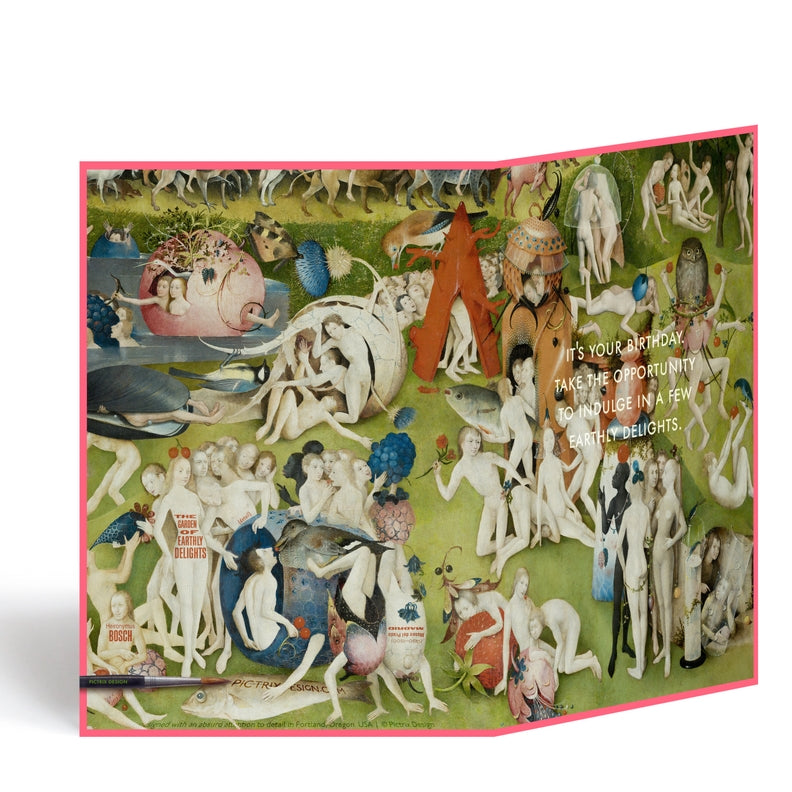 Earthly Delights Birthday Card