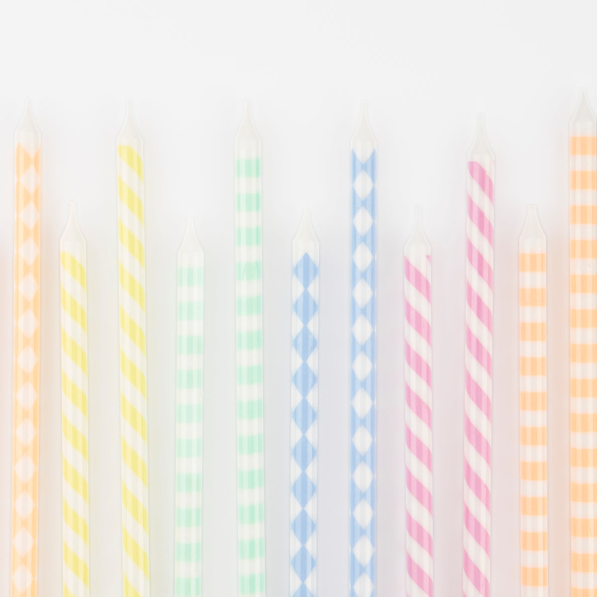 Pastel Patterned Candles Meri Meri