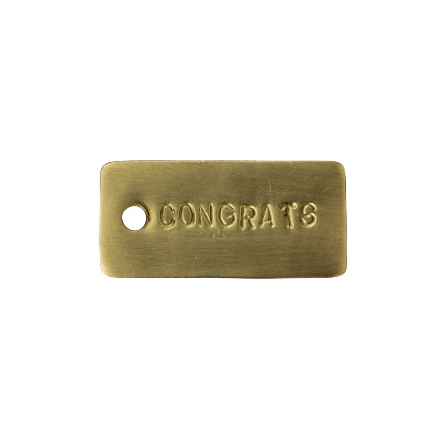 Brass Tag - Congrats