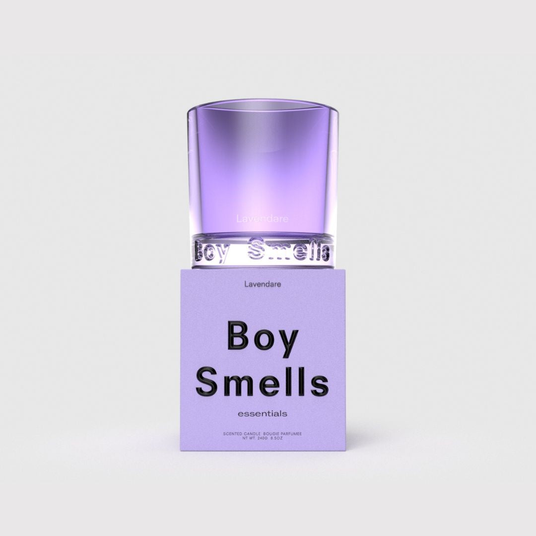 Lavendare Essentials Candle Boy Smells
