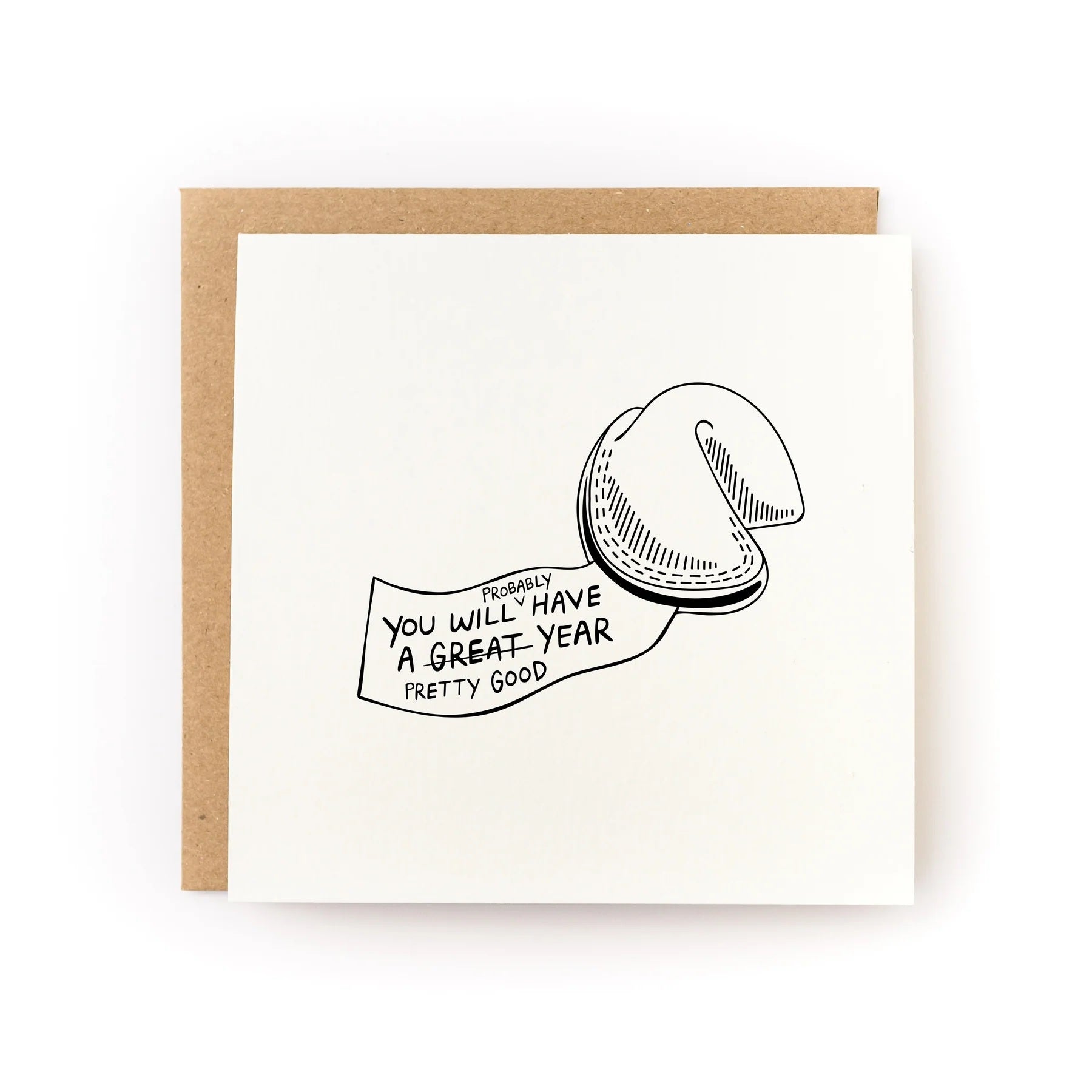 Pretty Good Year Letterpress Card Kwohtations