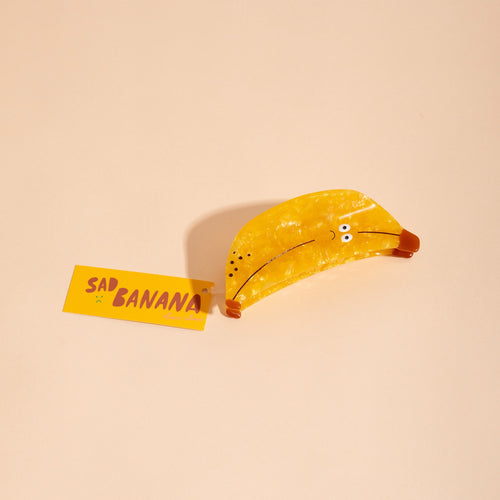 Load image 1 in gallery view. Sad Banana - Hair Claw Carolyn Suzuki
