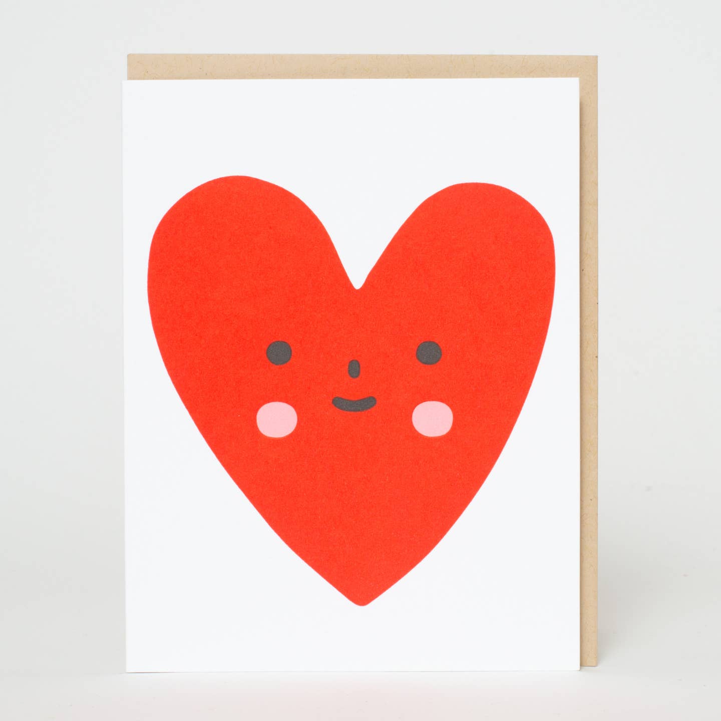 Heart Friend Love Letterpress Card