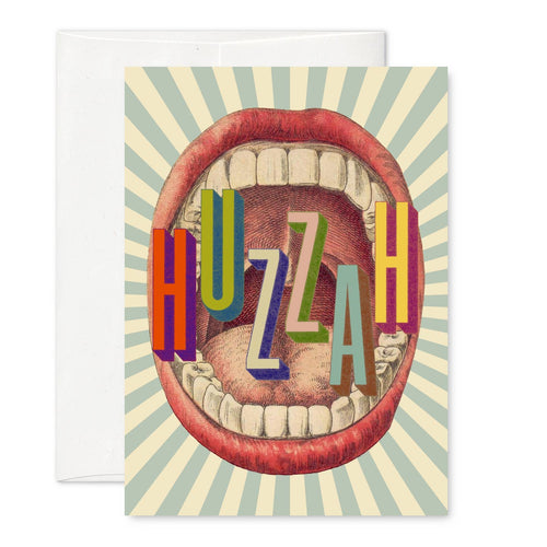 Load image 1 in gallery view. Huzzah Greeting Card