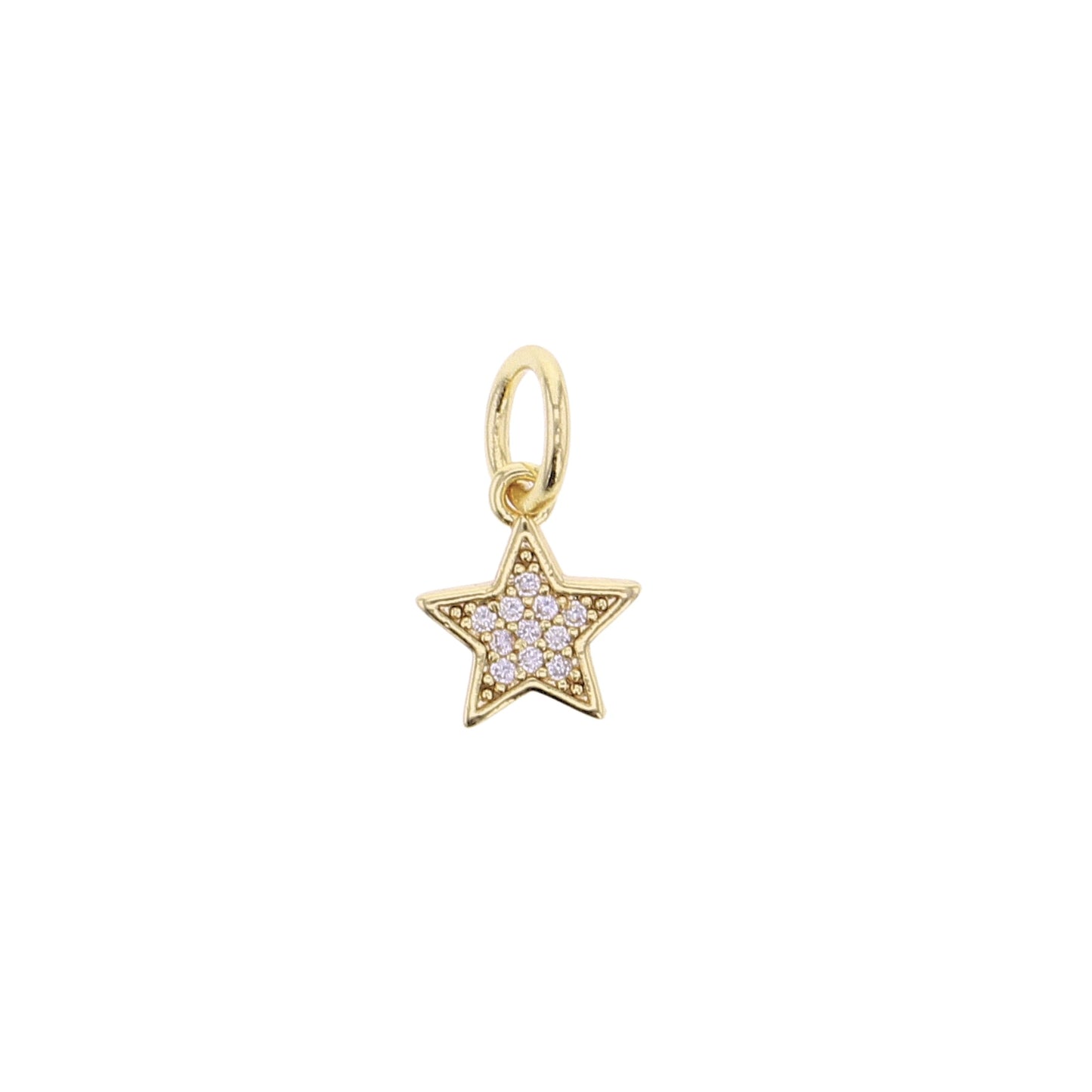 CZ Star Charm Lotus Jewelry