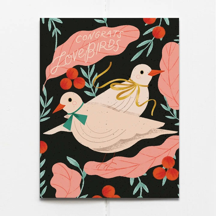 Congrats Love Birds Card