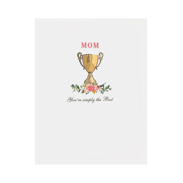 Best Mom Trophy Card