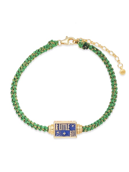 Braided Cord Spinner Bracelet - Green - Little Bit of Magic Tai Jewelry