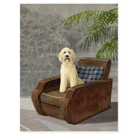 Load image 1 in gallery view. Goldendoodle Card