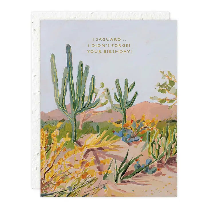 Cactus Birthday Card