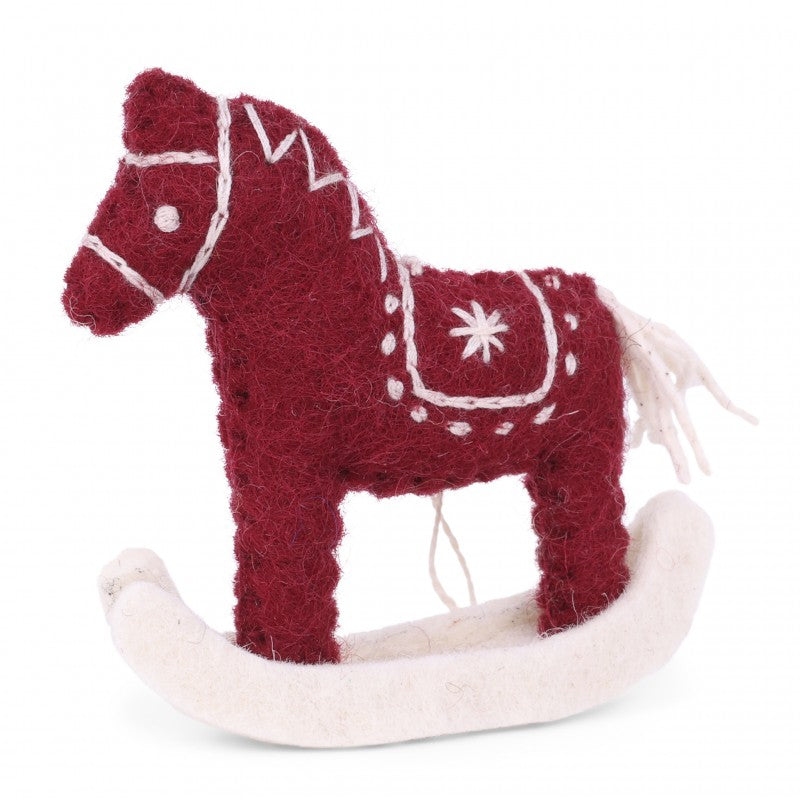 Rocking Horse Felt Ornament