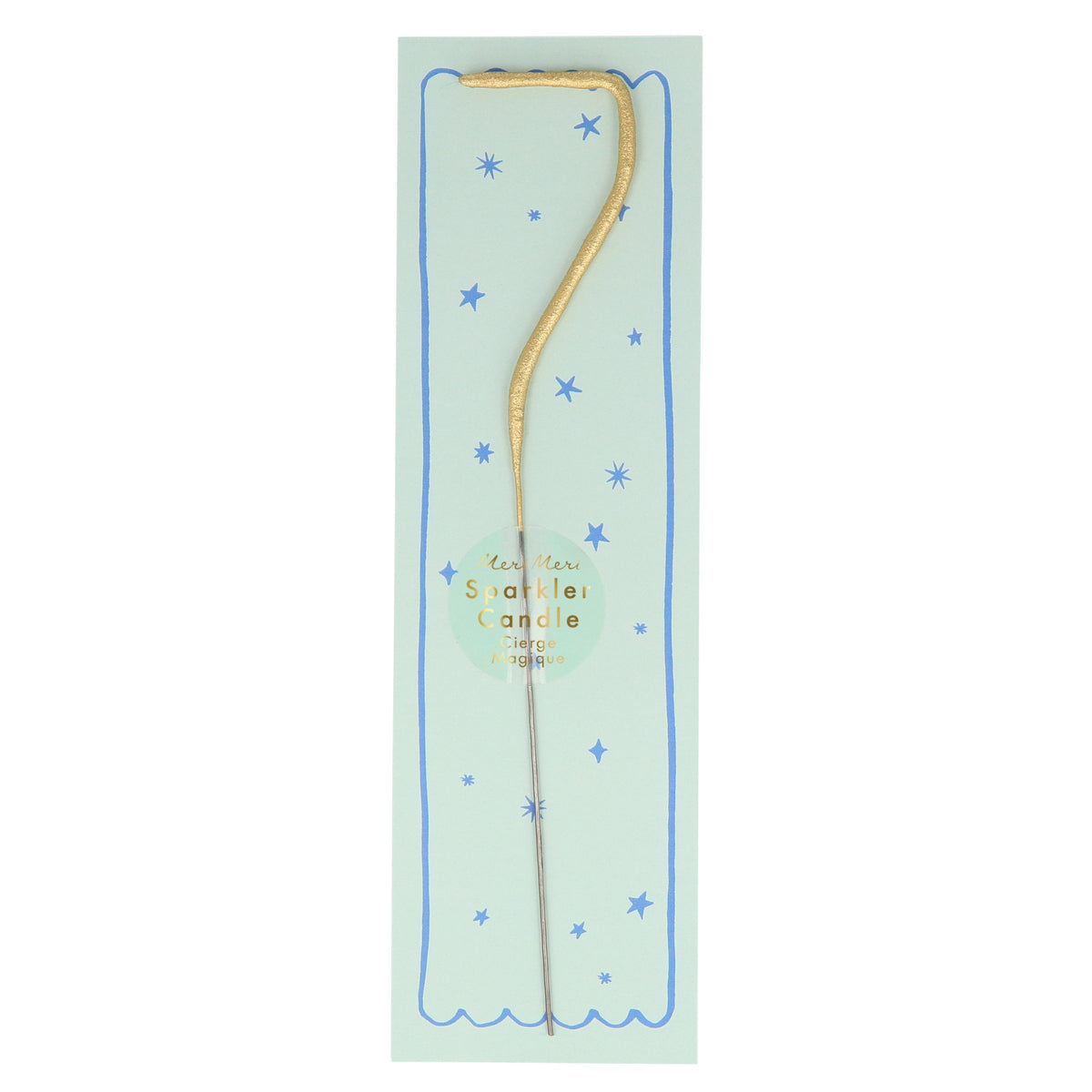 Gold Sparkler Number Candles