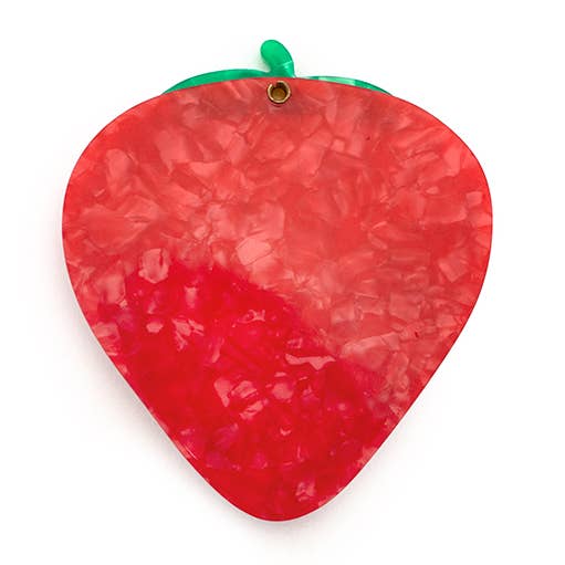 Folding Compact Mirror - Strawberry