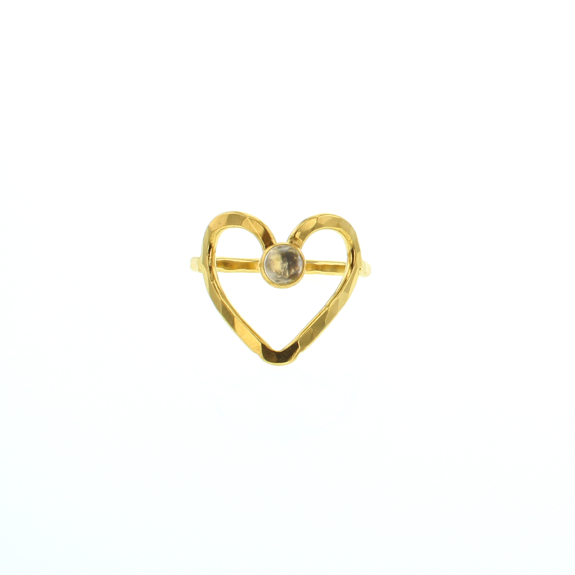 Claro Ring - Gold Lotus Jewelry