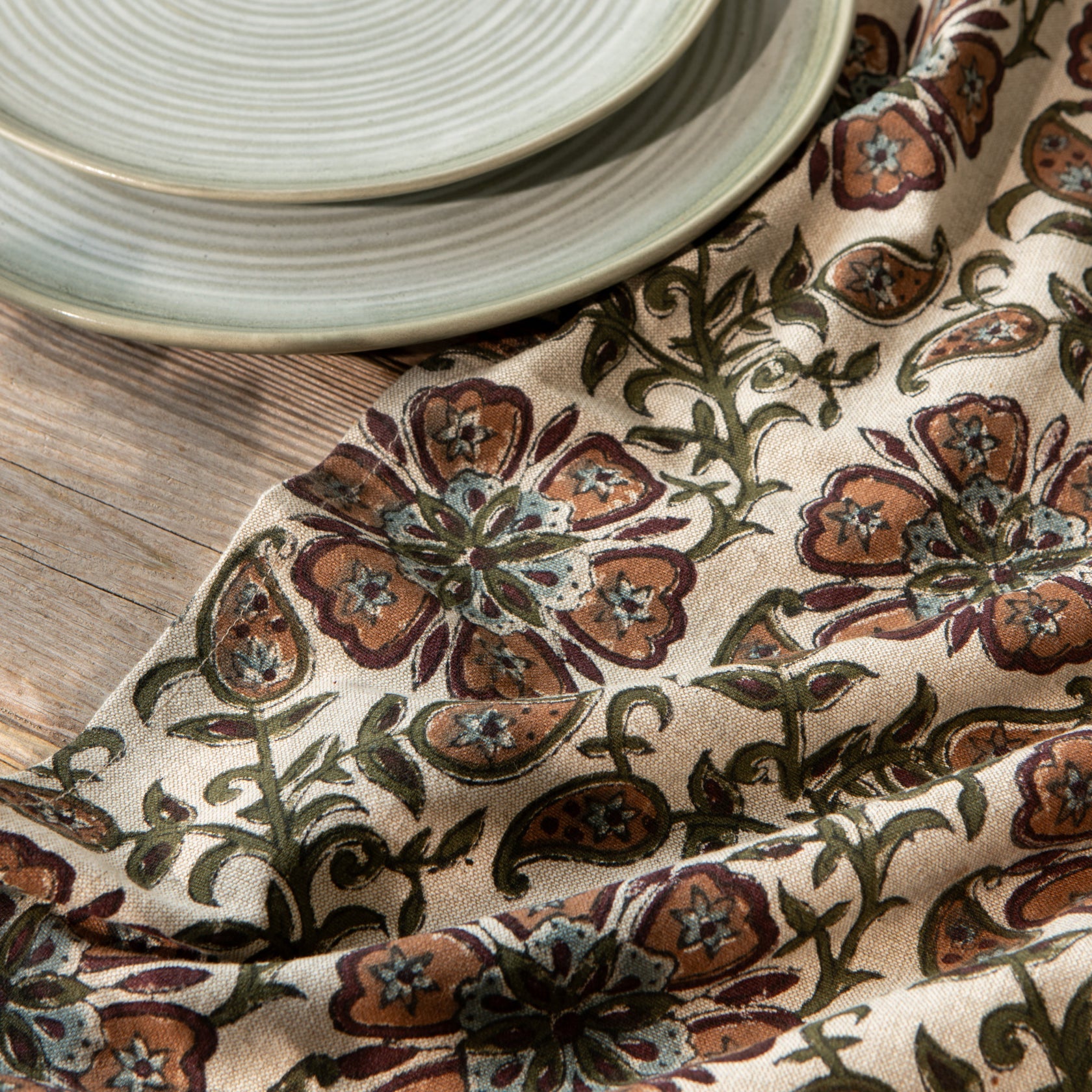 Block Print Dishtowel - Elysian Danica