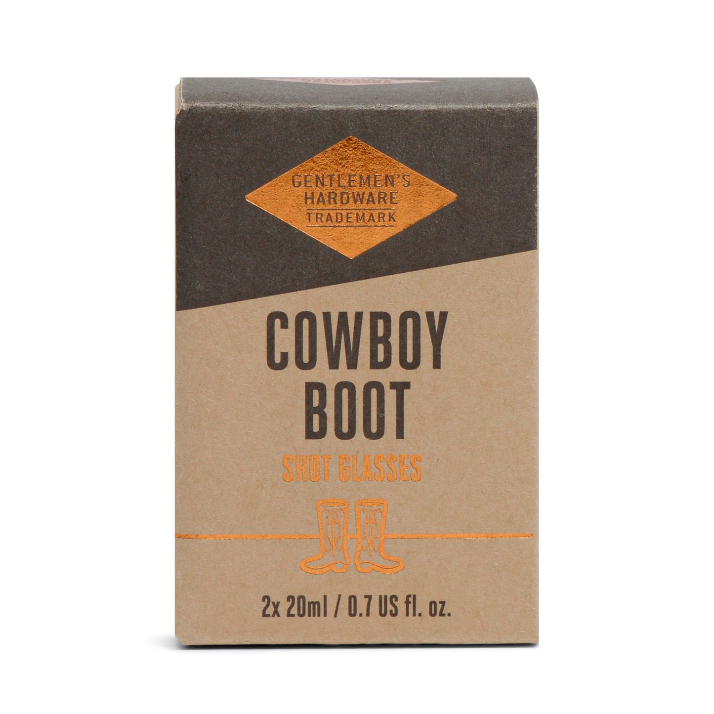Cowboy Boot Shot Glasses Set of 2
