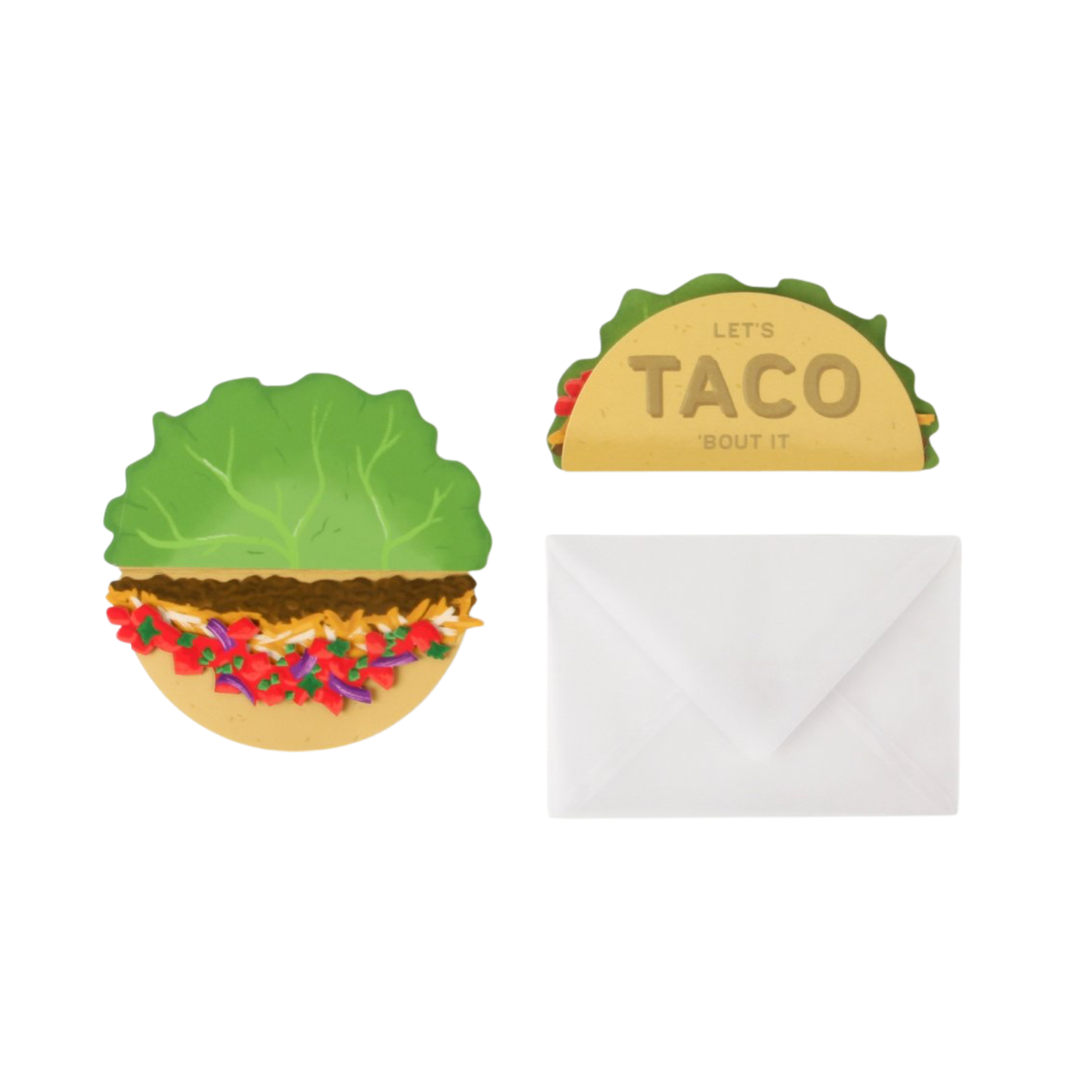 Taco Pop-Up Everyday Greeting Card UWP Luxe