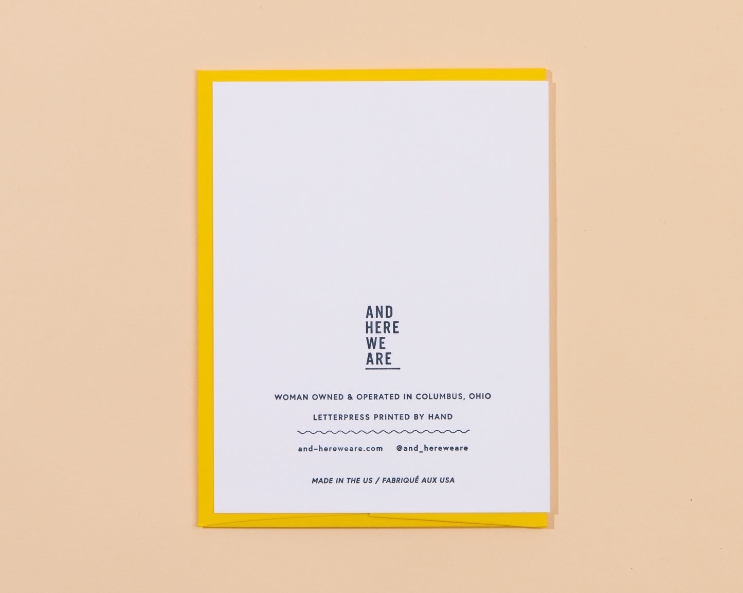 Glad You're My Dad Letterpress Greeting Card