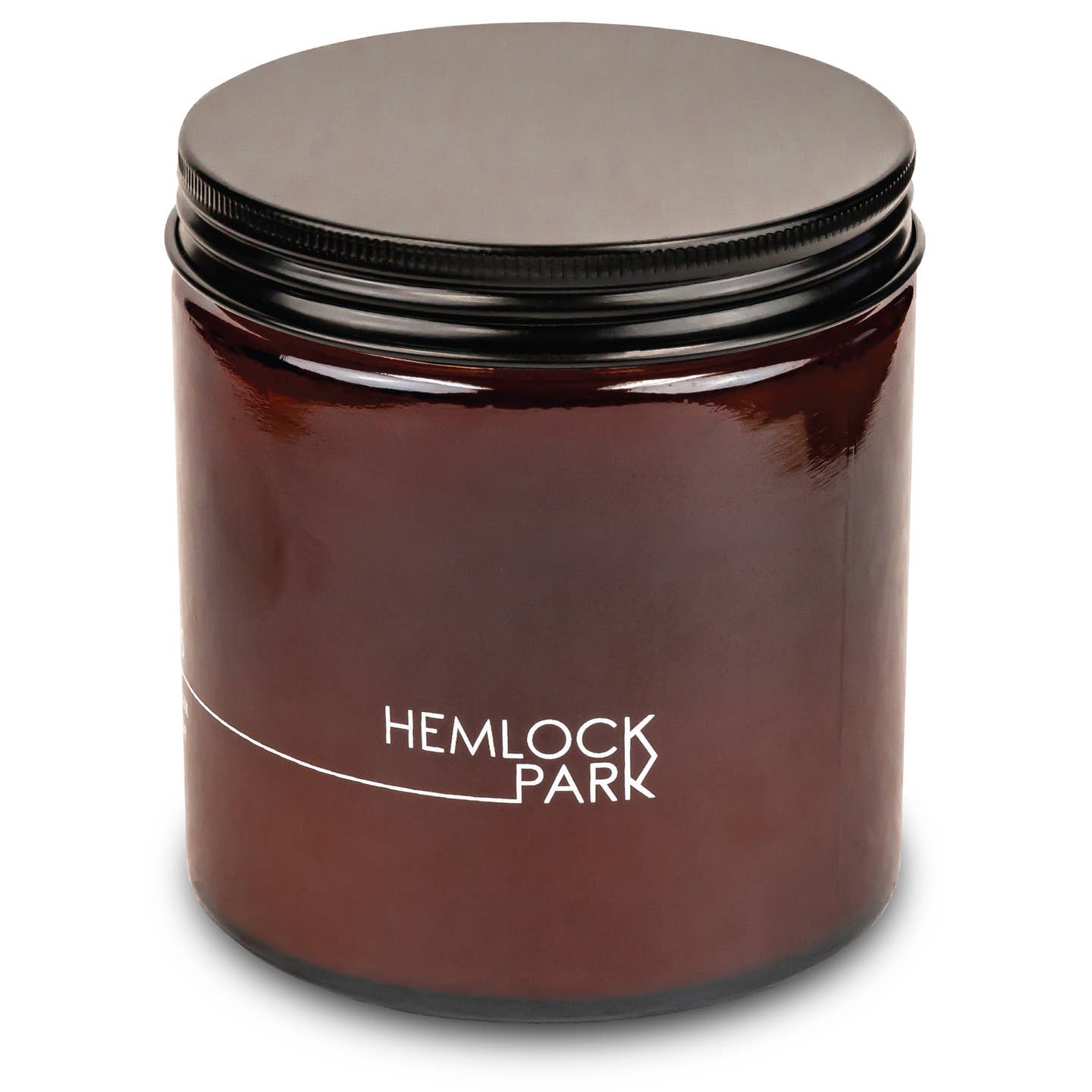 Organic Coconut Wax Candle with Wood Wick - 16 oz - Sea Salt Orchid Hemlock Park
