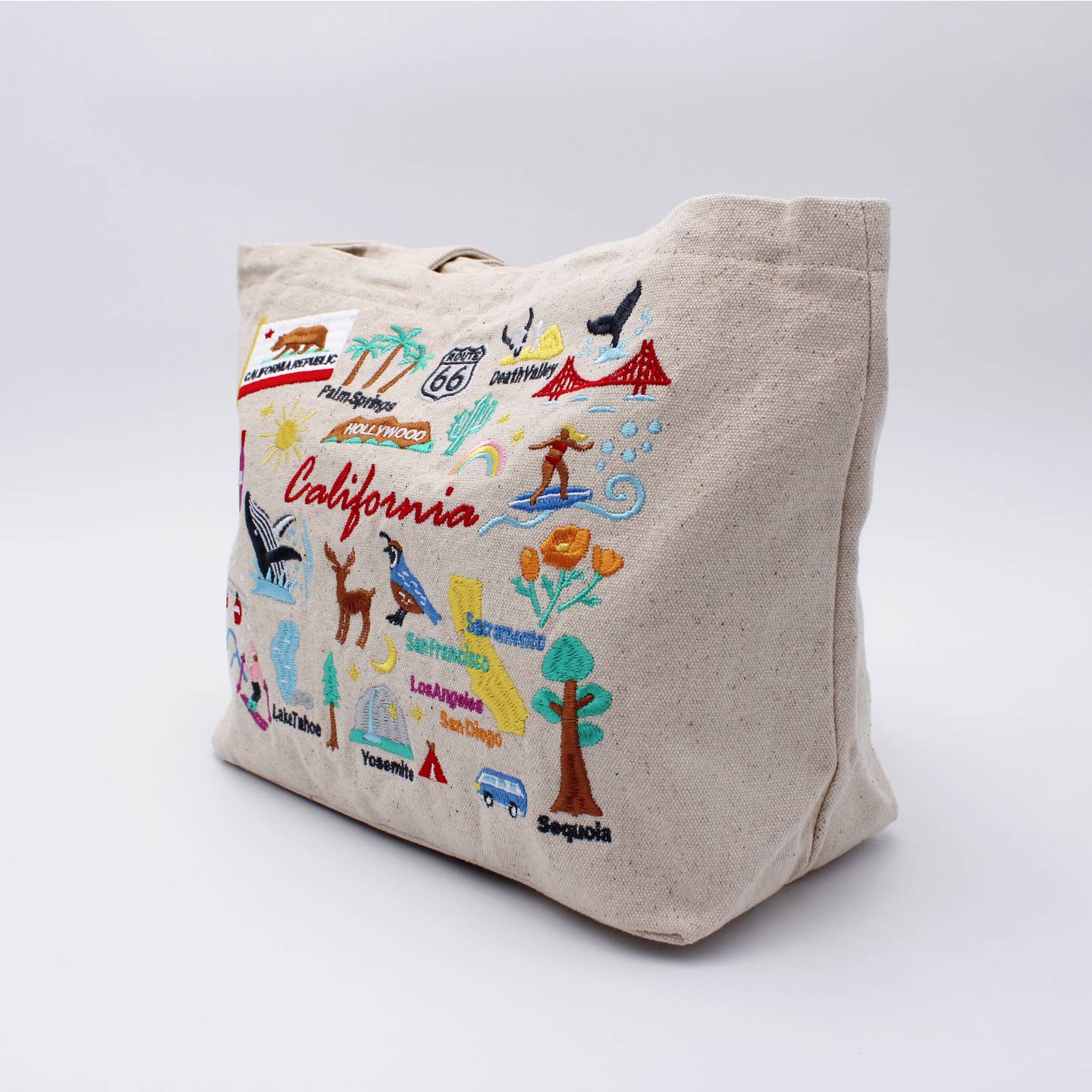 Embroidered California Lunch Bag