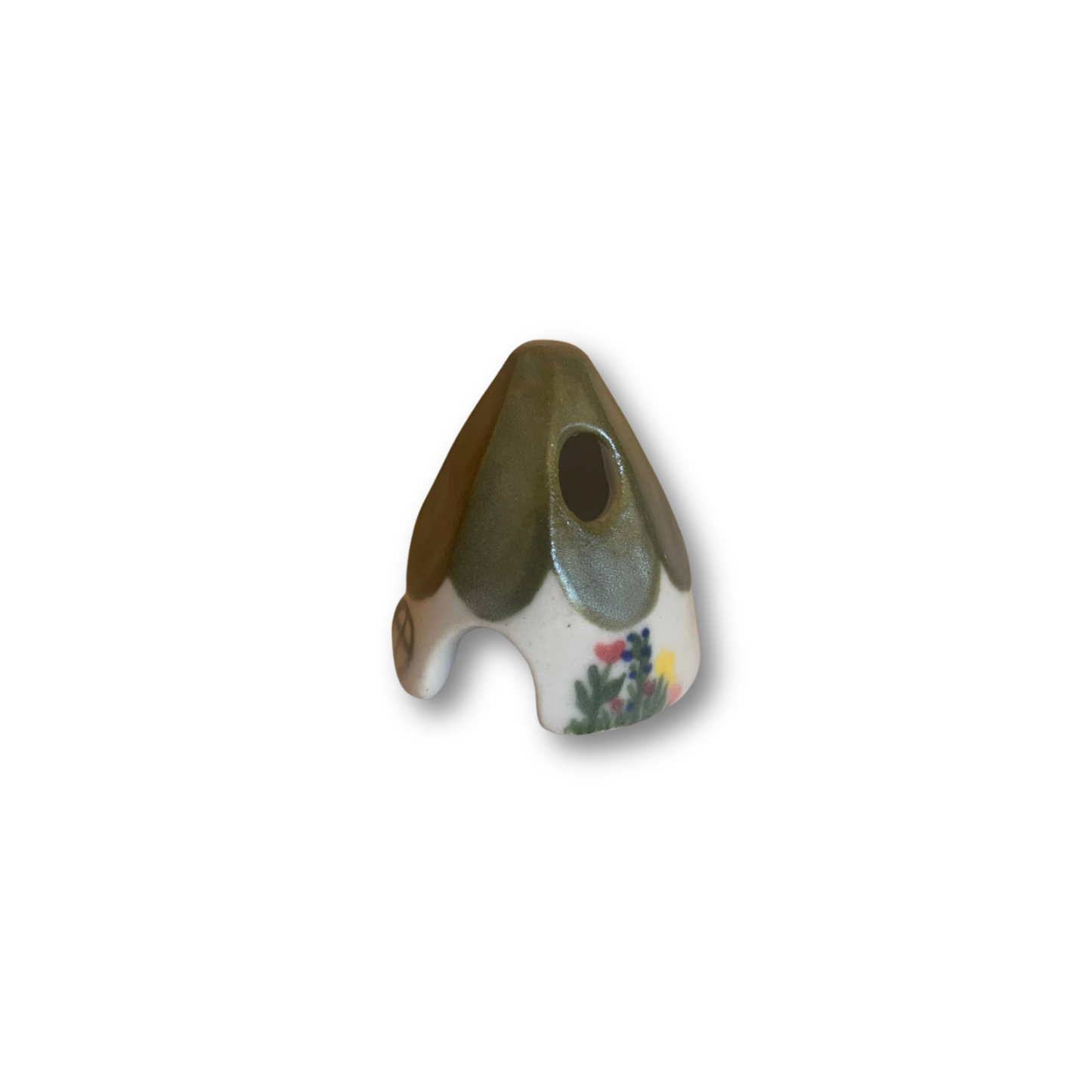 Ceramic Mouse House Incense Cone Burner Set