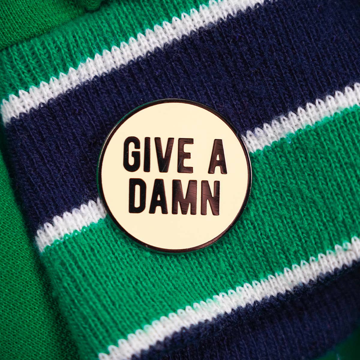 Give A Damn Enamel Pin