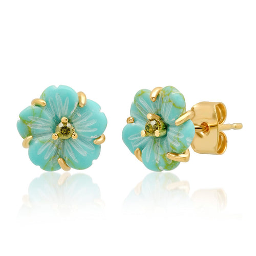 Load image 1 in gallery view. Flower Studs