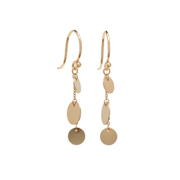 Petite Confetti Earrings - 14 Karat Gold