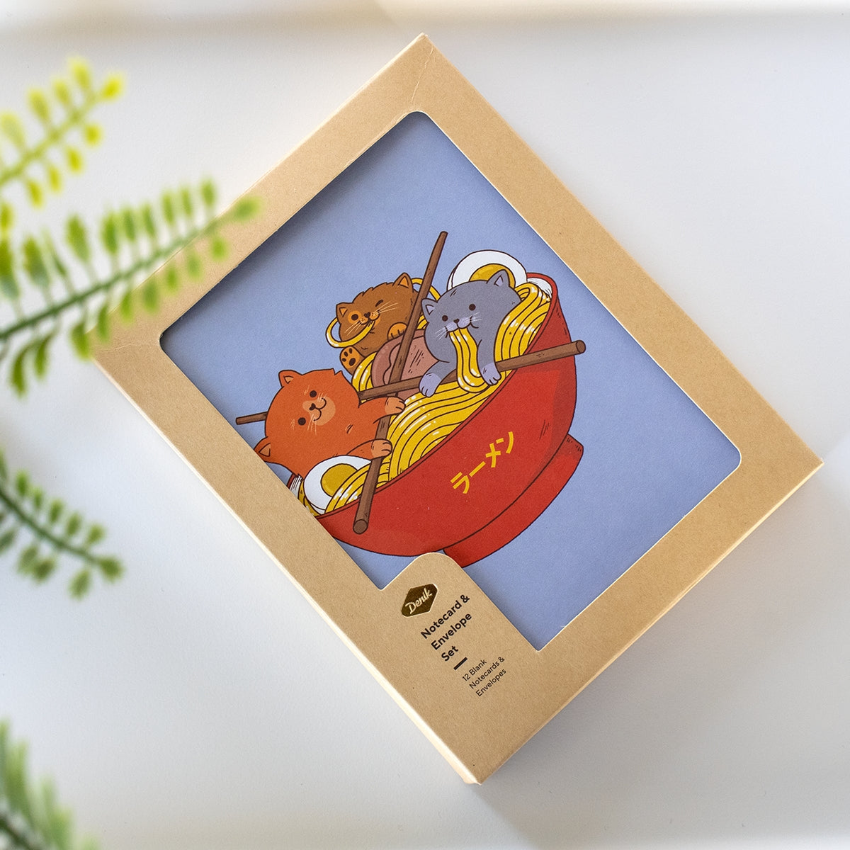 Ramen & Cats Notecard & Envelope Set