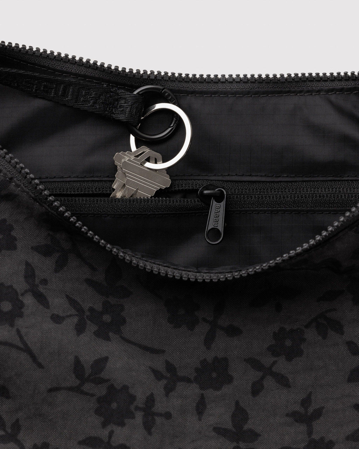 Medium Nylon Crescent Bag