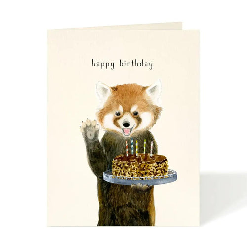 Load image 1 in gallery view. Birthday Panda Card