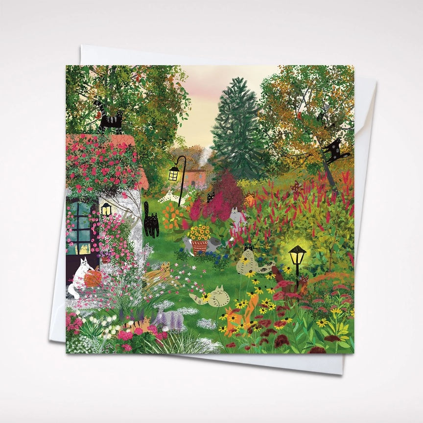A Fall Garden Greeting Card
