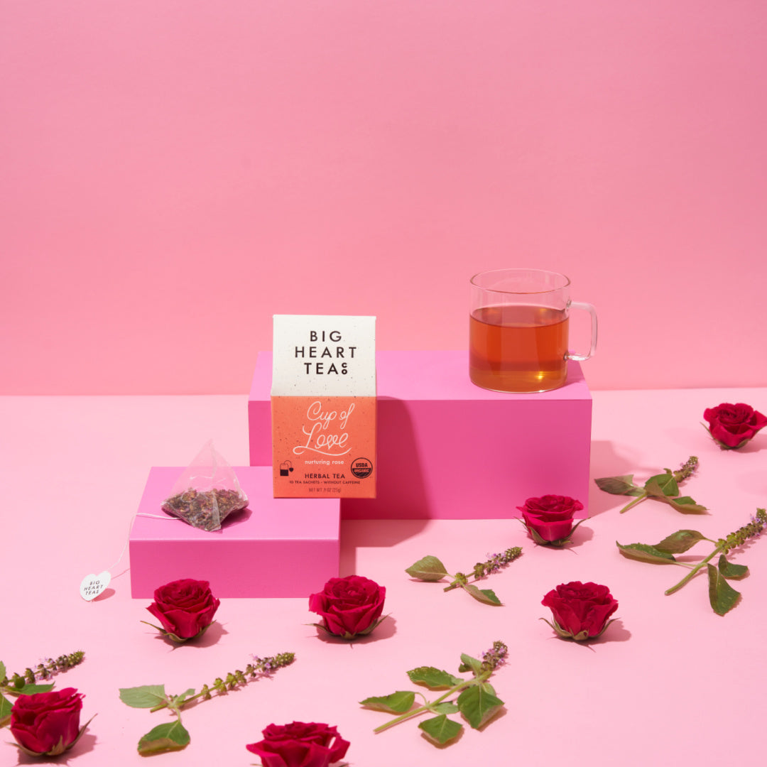 Organic Tea - Cup of Love 10 Teabags Big Heart Tea Co