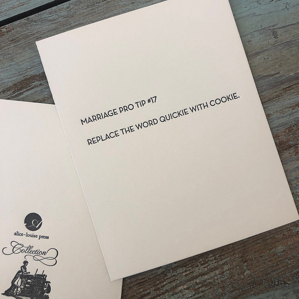 Quickie Greeting Card