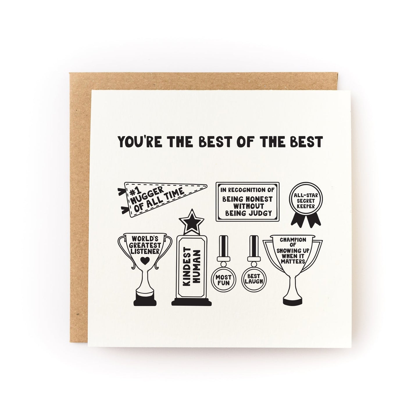 You're The Best Of The Best Card