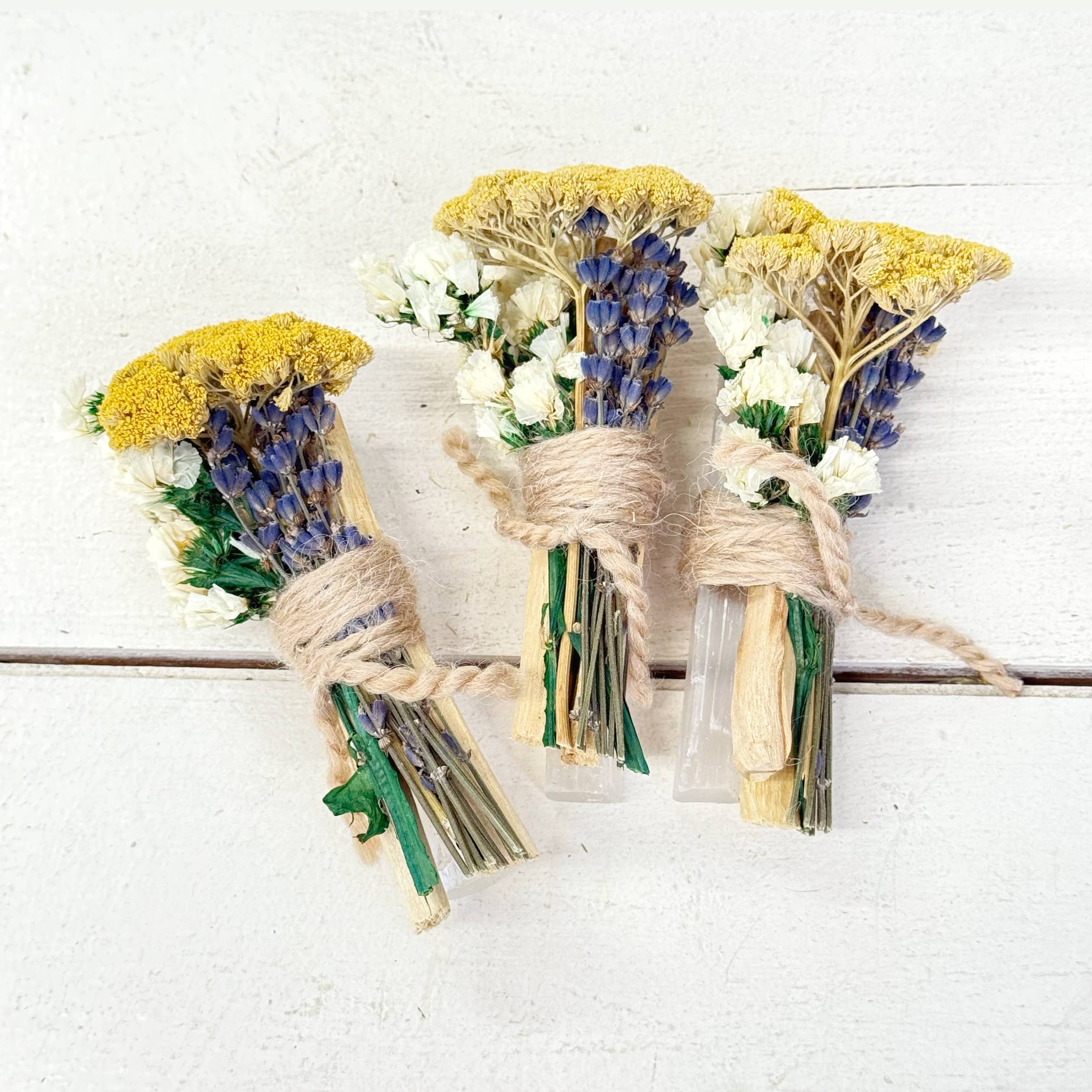 Selenite Palo Santo Bundle