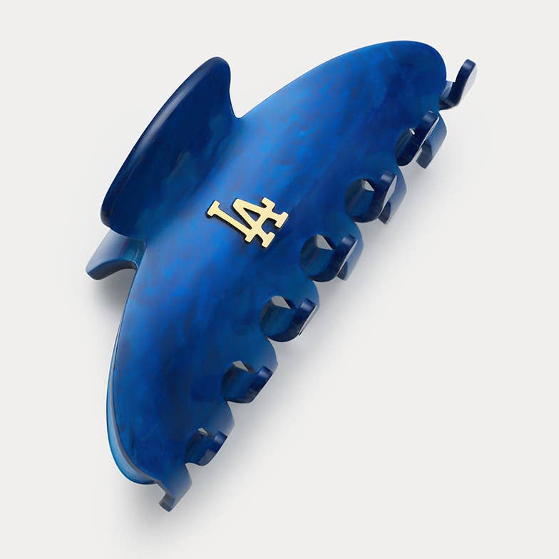 LA/Dodgers Pearl Logo Claw Clip