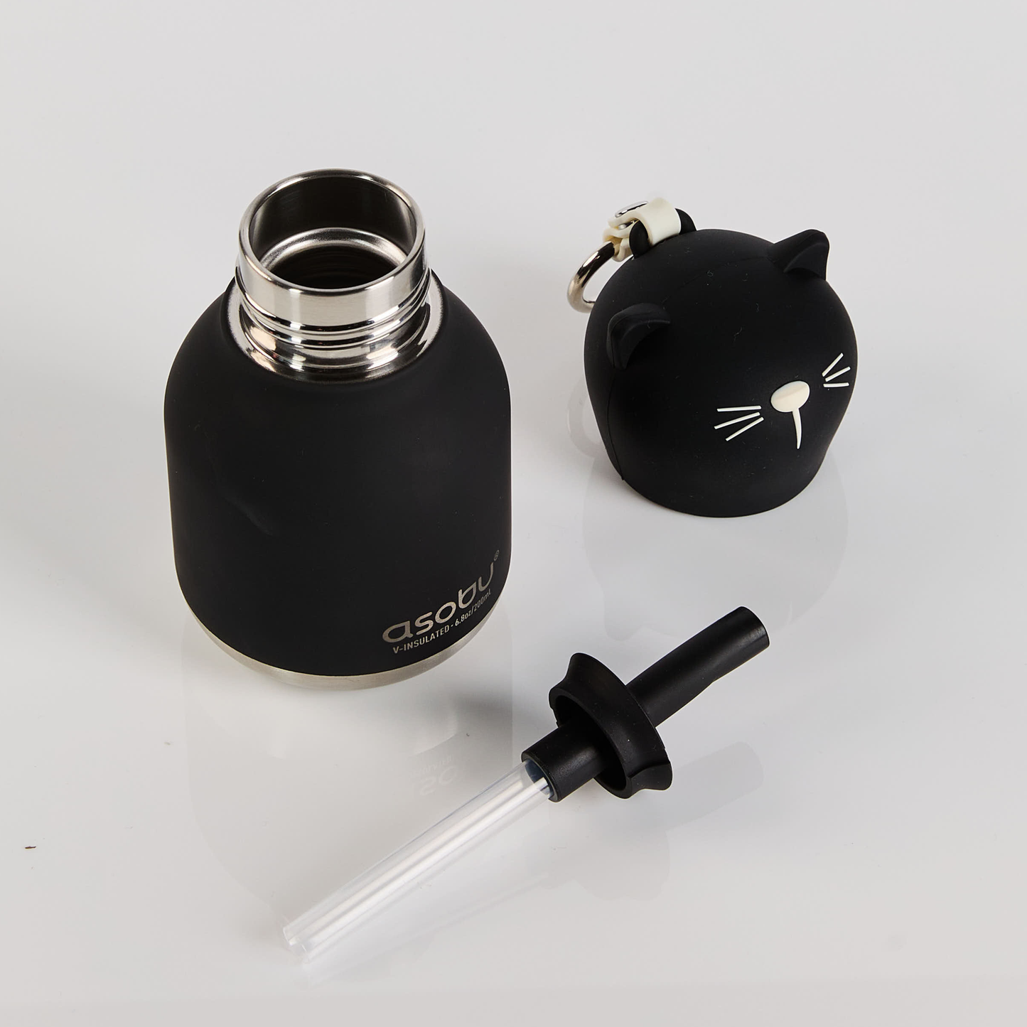 Mini Bestie Bottle 6.7oz - Black Cat ASOBU