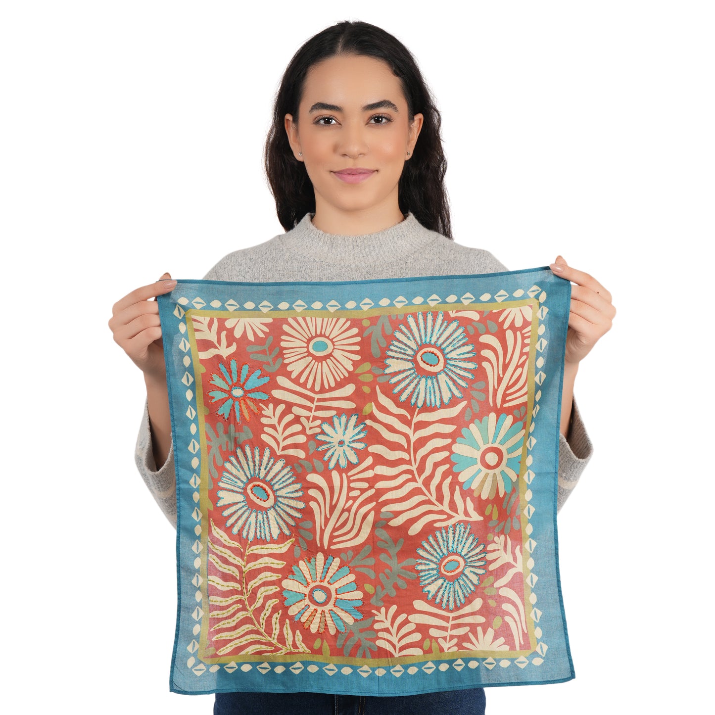 Cotton Scarf/Bandana - Rust