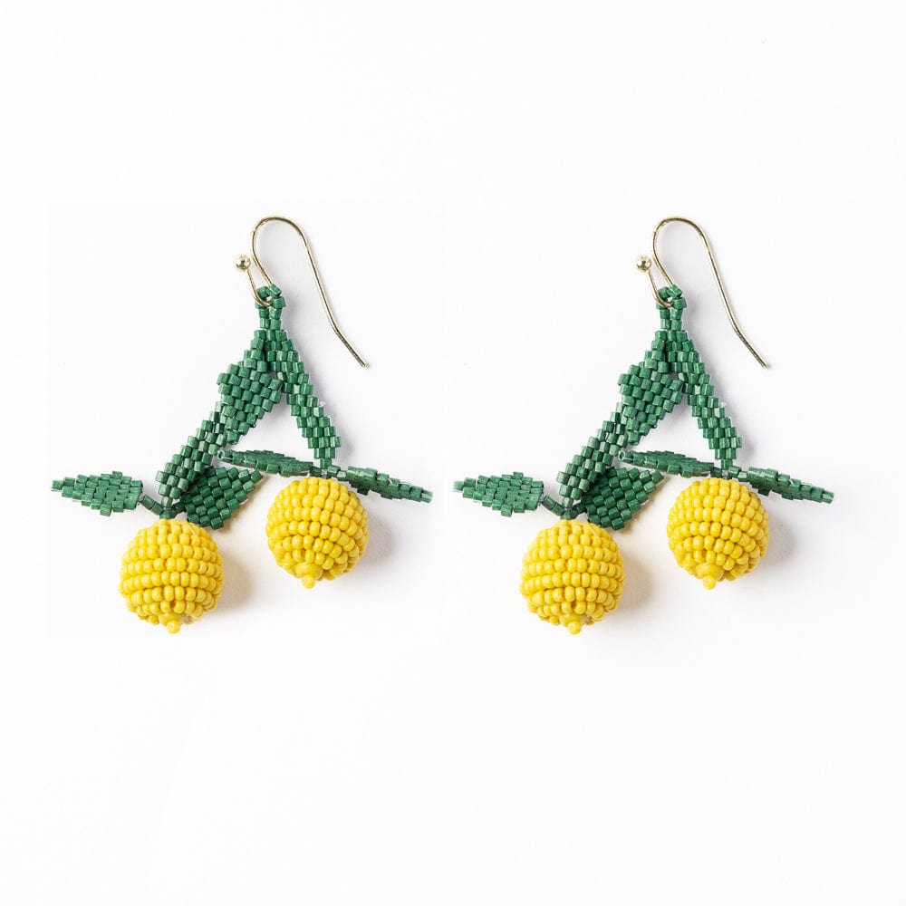 Lottie Cluster Dangle Luxe Earrings Cherry Ink + Alloy