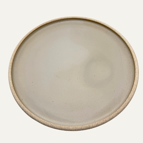 Load image 1 in gallery view. Matte Glazed Plate - 10" - Cream