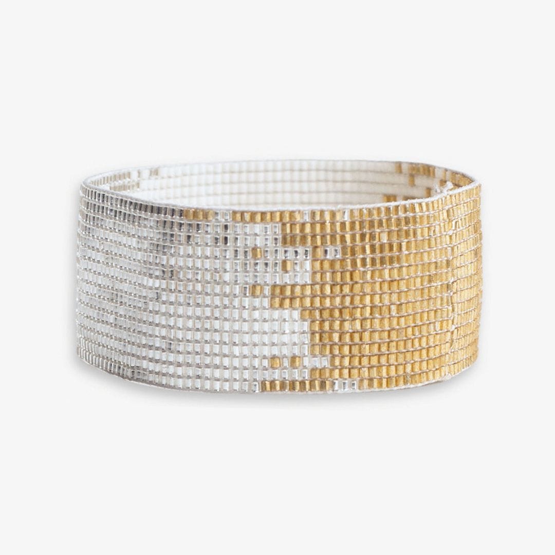Kenzie Ombre Beaded Stretch Bracelet - St. Moritz