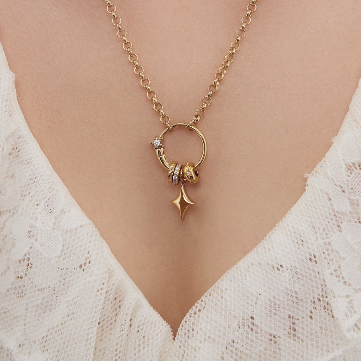 Lucky Star Charm Holder