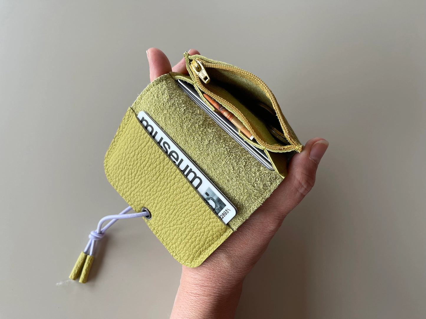 Mini Knot Leather Wallet