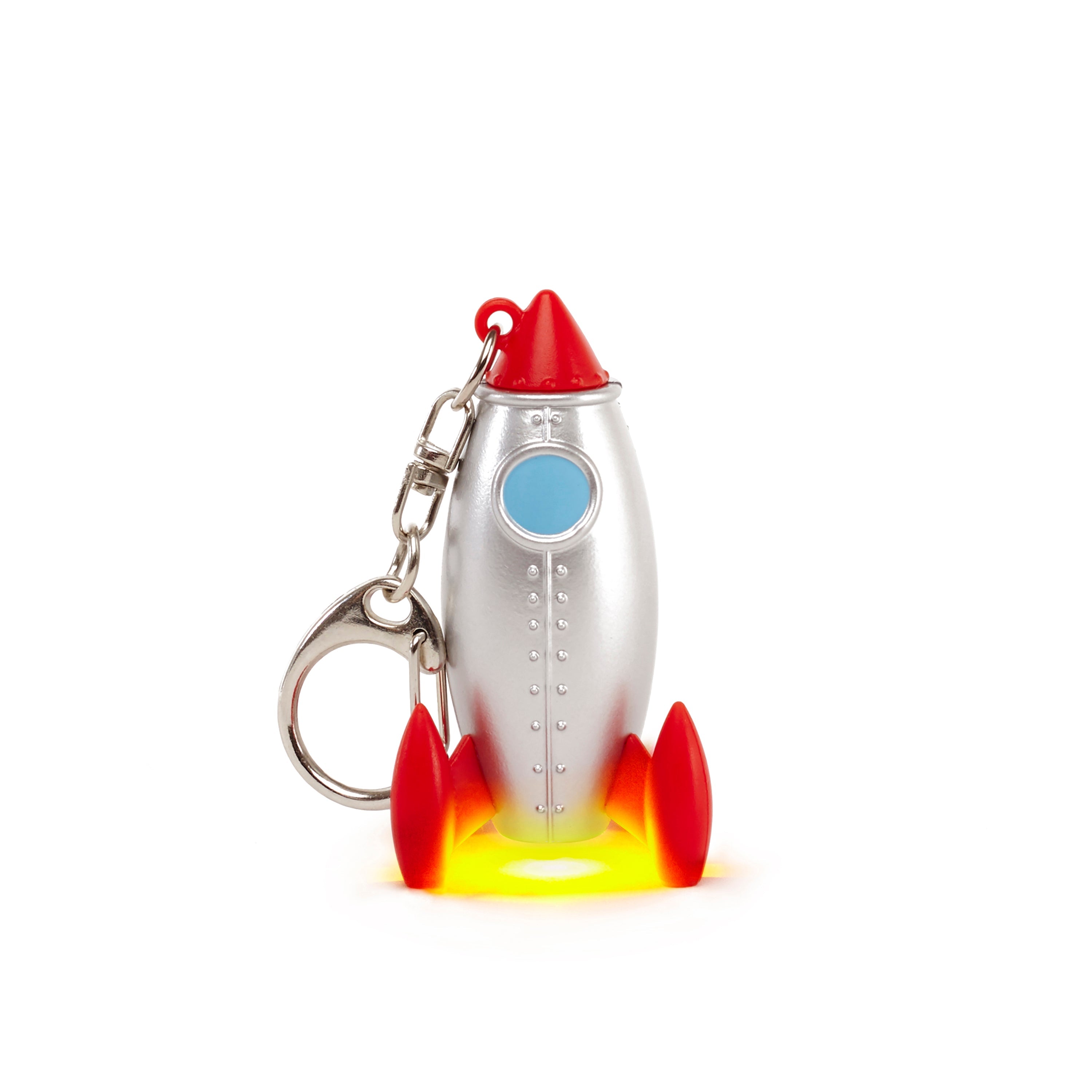 Rocket LED & Sound Keychain Kikkerland