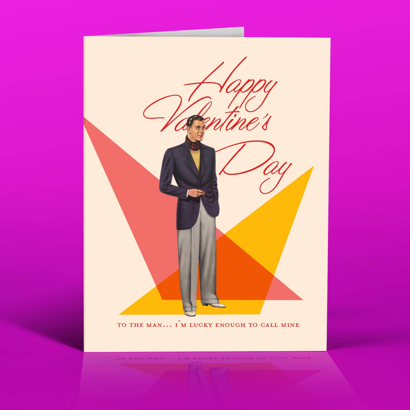 Lucky Man Valentine Card Offensive & Delightful