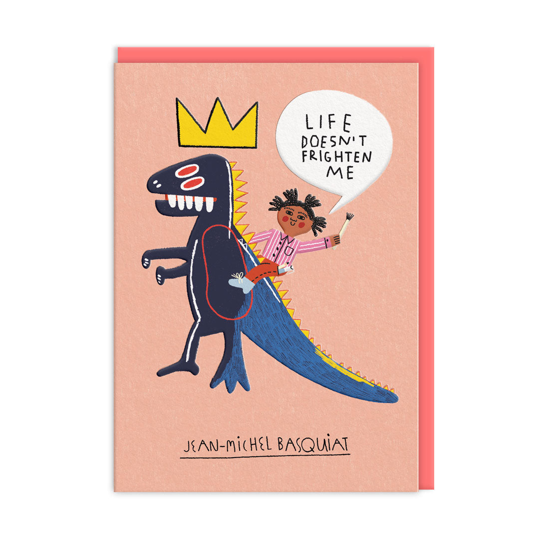 Jean-Michel Basquiat Greeting Card Ohh Deer