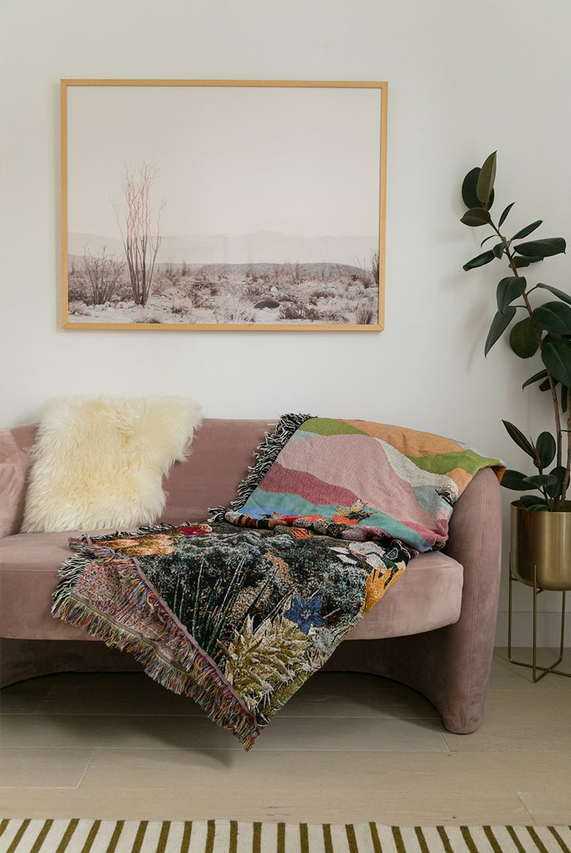 Desert Trip Throw Blanket