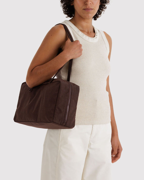 Load image 1 in gallery view. Medium Nylon Bowler Bag